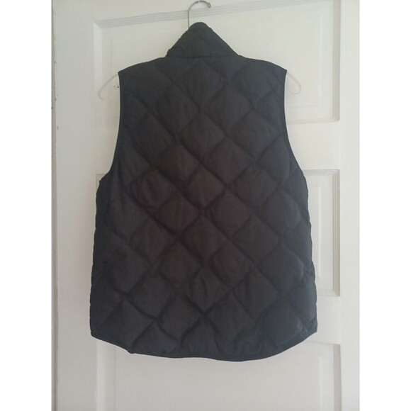 Woolrich black quilted puffer vest womens S zipper pockets down filled classic - Picture 3 of 10